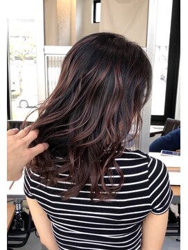 ストゥー(StueW.) バレイヤージュ【倉敷】【岡山】【ハイライト】