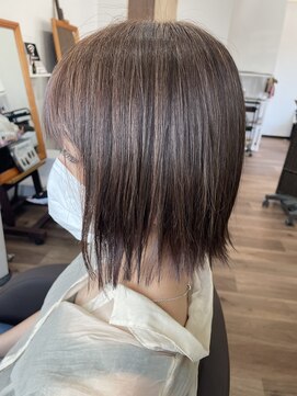 ヘアー ワンアビル(Hair One Abile) ３Dハイライト×インナーベージュパープル