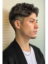 トルネード(TORNADO) ナチュラルパーマツーブロックショート n1.20