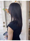 美髪ツヤ感アップナチュラルストレートロング30代梅ヶ丘美容室