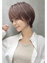 似合わせカット×丸みショートボブ【瀧上丈司】
