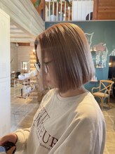 クレエ ヘアー デザイン(creer hair design) ボブとハイトーン