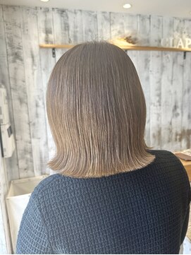 クラップス 京急富岡(CLAPS) ミルクティーベージュダブルカラーインナーカラーケアブリーチ