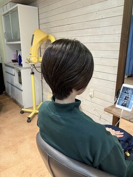 ラベル(Label) ショートボブ×前下がりショート