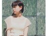 【シンプルだけどオシャレ♪】カット+ヘッドスパ(40min)　￥7700