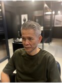 大人外国人風アップバングショート：大村　大心