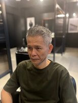 ザマンリバレッジニューヨーク(THE MAN LeverageNewYork)&nbsp;大人外国人風アップバングショート：大村　大心