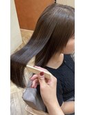 髪質改善カラー/韓国式フェザーケラチントリートメント