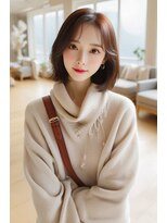 リンクミリ(Link mili)&nbsp;★20代30代40代ボブルフネビージュ小顔ワンレンこなれミディ