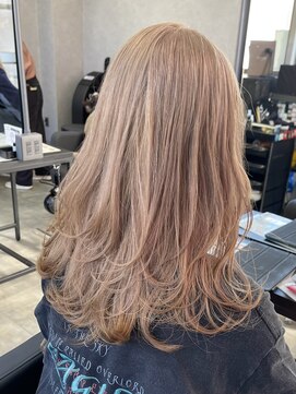 シエンゴールド(CIEN gold) ミルクティーベージュ/レイヤーカット