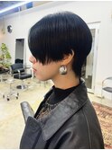 ハンサムショート×ブルーブラック