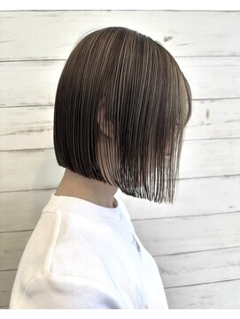 ヘアメイク アリエス 岩切店(HAIR MAKE aries) タッセルボブ 透明感 メルティカラー