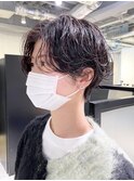 おくれ毛ショートくびれヘア顔周りレイヤー_ba434862