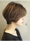☆オリーブグレーココアベージュ小顔クラゲヘアー/黒髪/髪質改善
