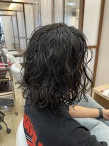 エムスリーヘアー イオンマリンピア店(MIII HAIR)&nbsp;サーフカール メンズパーマ マンバン スパイラル フェード