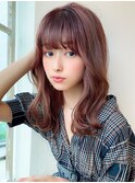 イメチェン姫カットレイヤーロングニュアンスカラー美髪