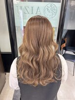 アイズ 本厚木(AIZU)&nbsp;白髪ぼかしハイライト ミルクティベージュ