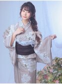 浴衣スタイル【クランソア】ヘアセット/ヘアメ/心斎橋