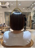 ミニウルフレイヤーカット顔周り前髪韓国ショートボブ