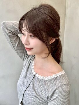 グロー オオミヤ アネックス 大宮(GLROW OMIYA ANNEX) 小顔見せ激盛れお顔周りシースルーバング流れる顔まわり