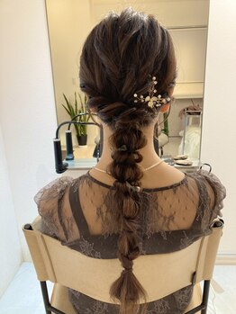 ロエ 恵比寿 代官山(ROE)の写真/【パーティーヘアセット￥7700→￥4800~】特別な日はプロにお任せ◎周りと差をつけるヘアセット[恵比寿]