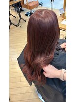 ユニ バイ マグ 長野店(Uni.by Mag)&nbsp;"ピンクカラー" 透明感ブリーチなしピンク