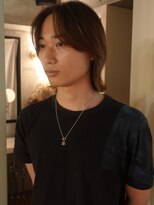 ノラジャーニー(NORA Journey)&nbsp;メンズボブウルフメンズミディアムレイヤーカットメンズウルフ