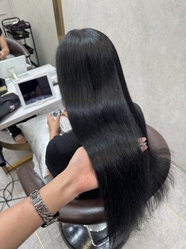 ロンド レア 天神大名店(Lond Le’a) 黒髪カタログ/オリーブグレー/ココアベージュ/小顔に見せるヘア