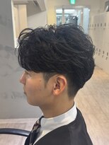 オーシャントーキョー ホワイト 原宿(OCEAN TOKYO WHITE)&nbsp;お客様スタイル刈り上げ前下がりセンターパートビジネスヘア