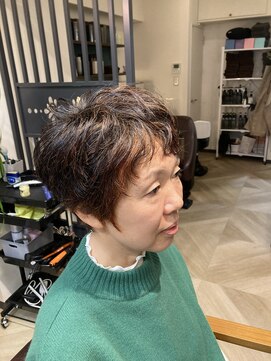 クセを活かしてふわくしゅショート