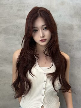 エリンヘア(ELIN hair.) Cherry red 色気を纏うレイヤーカット
