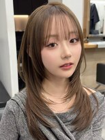 アビー(ABBEY3) 顔まわりカットくびれレイヤー小顔カット韓国ヘア韓国レイヤー