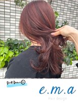 エマヘアデザイン(e.m.a Hair design) ピンクブラウン