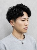 ゆるめパーマ×マッシュ｜大学生人気