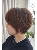 着物ヘア/大人ガーリー/ダークアッシュ/似合わせカット/伊勢崎