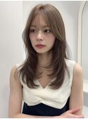 レイヤーカットハイレイヤー顔周りカット韓国風レイヤー髪質改善