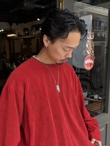 WEST END BARBER SHOP OMACHI SENDAI【ウエストエンド】&nbsp;【RIO】センターパート/ニュアンスパーマ/30代