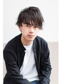 マッシュ×パーマ