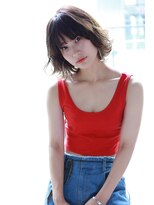 ラべリー 池袋(LOVELEY)&nbsp;外ハネボブ　ヘアカラー　【池袋】