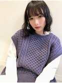 ゆるふわ切りっぱなしボブ