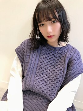 ギグス 栄店(gigs) ゆるふわ切りっぱなしボブ