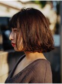 お洒落インナーカラー★ボブスタイル【いわき】