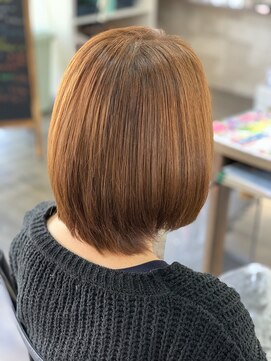 オンリエド ヘアデザイン(ONLIed Hair Design) 【ONLIed】美髪チャージ×ショートボブ