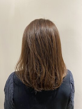 サルファ ヘアデザイン 名古屋 丸の内(S.ALPHA HAIR DESIGN) 透け感オレンジブラウンカラー