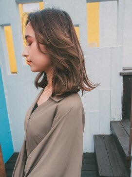 ヘアーサロンウフ(hair salon Oeuf) ミディアムウェーブ☆自由が丘