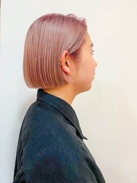 ハル ヘアスタジオ(haRu hair studio) minibob x pink