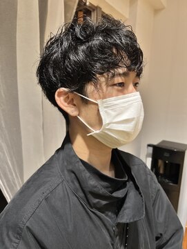 ジェノ(JENO by apish) ツーブロックマッシュのメンズパーマ！