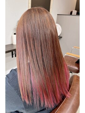 ネジヘアライフ(Nezi Hair Life) インナーカラー ピンク