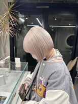 ソル ジングウマエ(SOL JINGUMAE)&nbsp;ホワイトカラー×ボブ