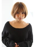 【30代40代50代】大人可愛いひし形ボブ　ハイライト
